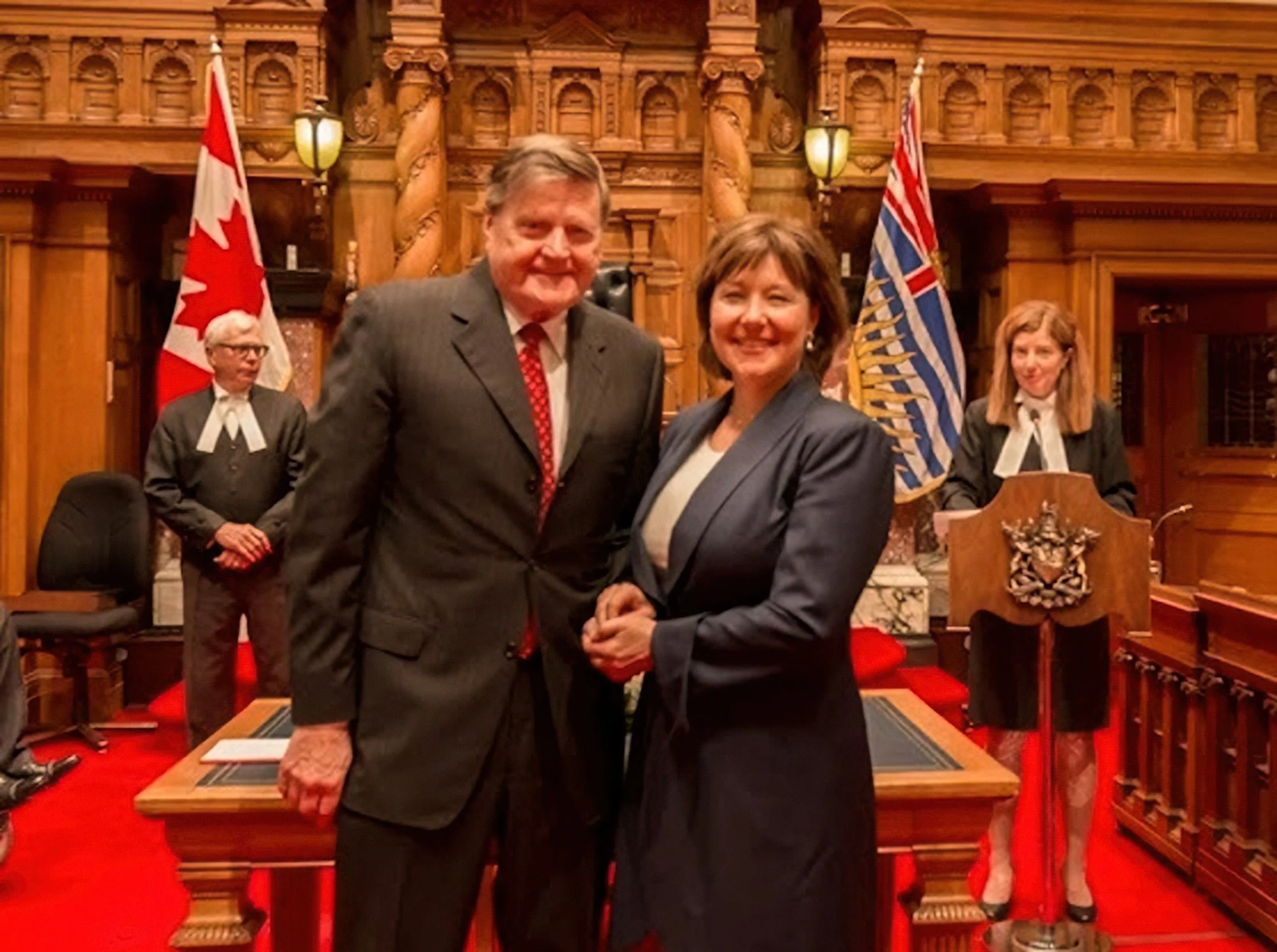 Ralph and Christy at the Legislature