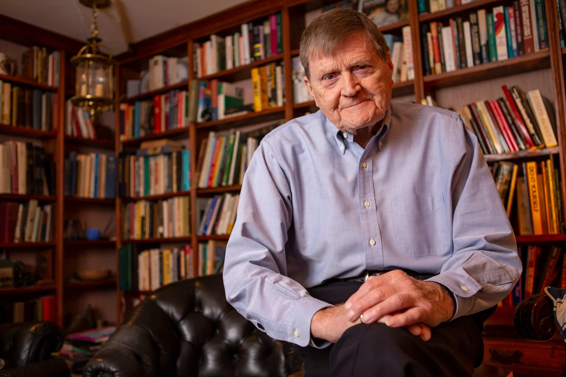 Ralph at home in his library, 2026