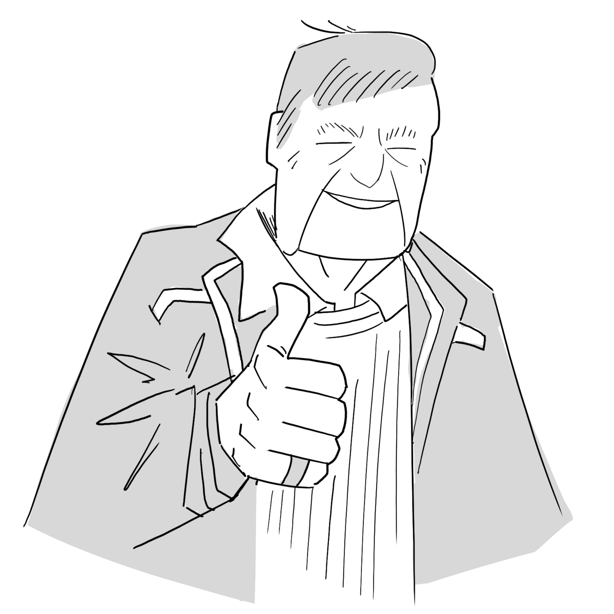 Illustration of Ralph Sultan.