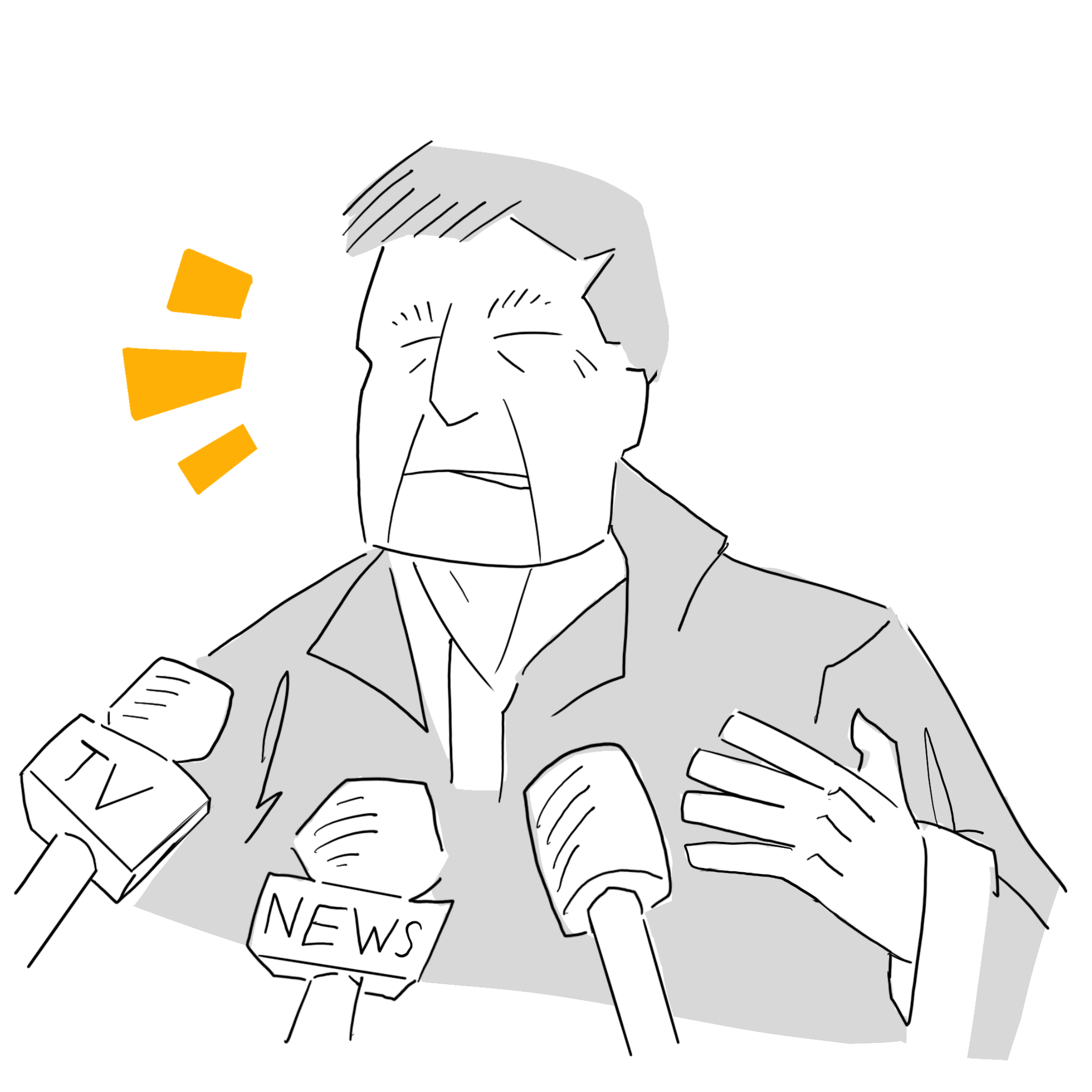 Illustration of Ralph Sultan in the news.