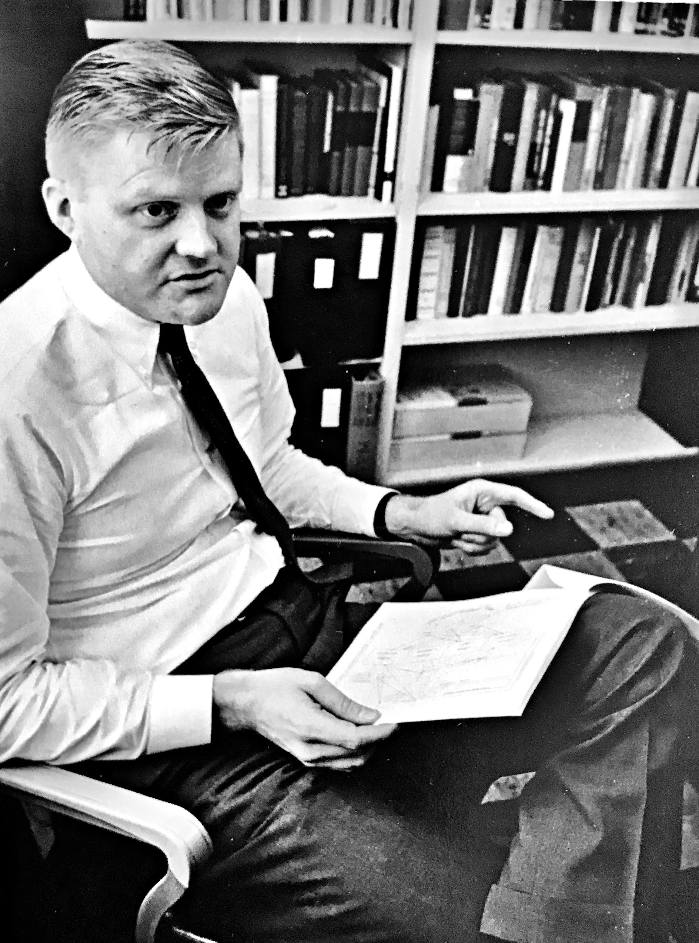 Ralph as Harvard professor in 1966