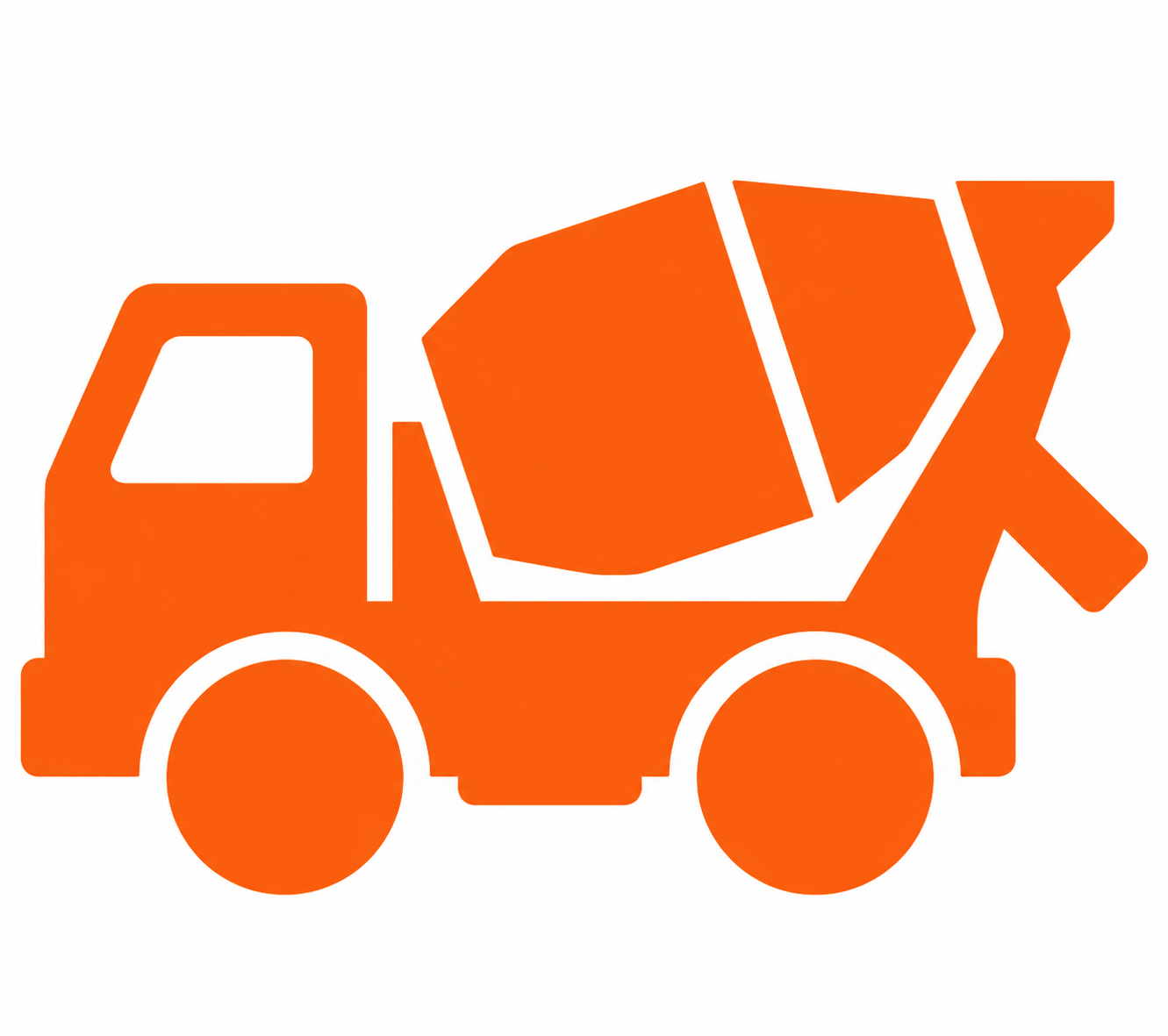 Icon concrete truck