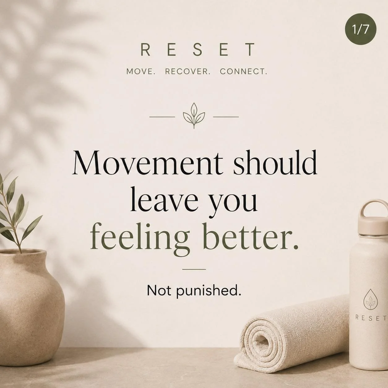 Movement shouldn&rsquo;t feel like punishment.

It&rsquo;s not just about burning calories or pushing yourself to the limit.

The right kind of movement should help you feel stronger, move more freely and support you in everyday life.

Some days, pro