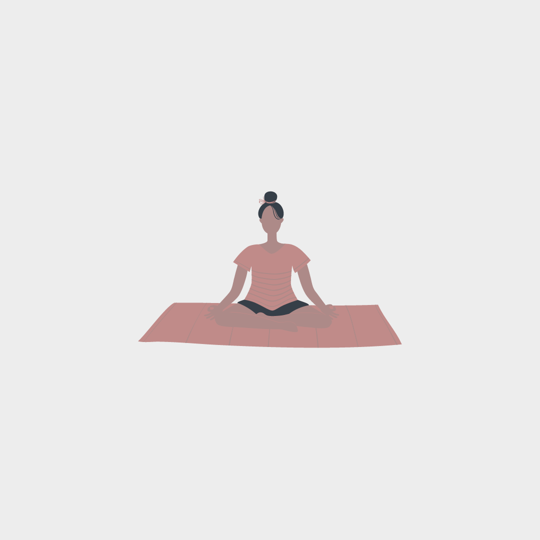 image of a woman doing yoga