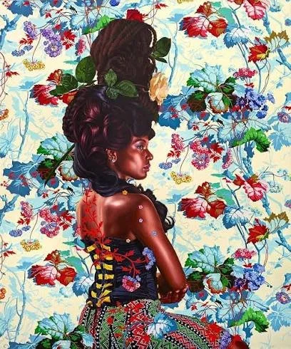 Kehinde Wiley, Portrait of Natasha Zamor, 2015