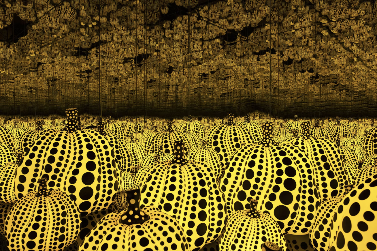 Yayoi Kusama, All the Eternal Love I Have for Pumpkins (detail), 2016