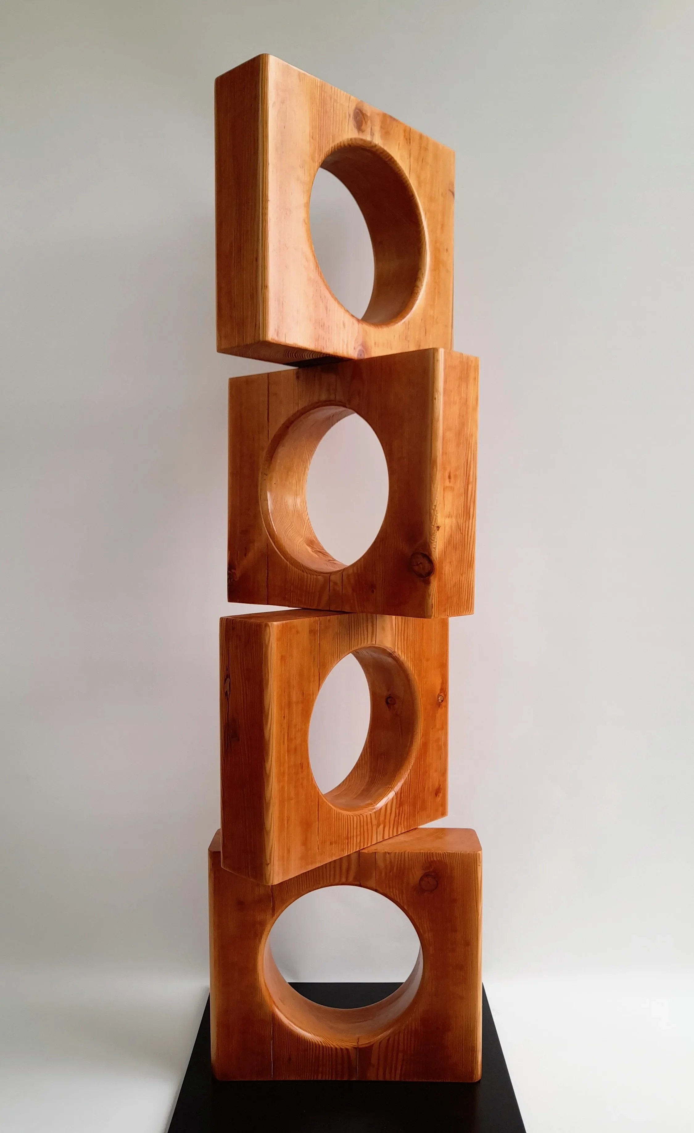ole-jensen-sculpture-coastline-monoliths-4-stack-red-cedar. webp