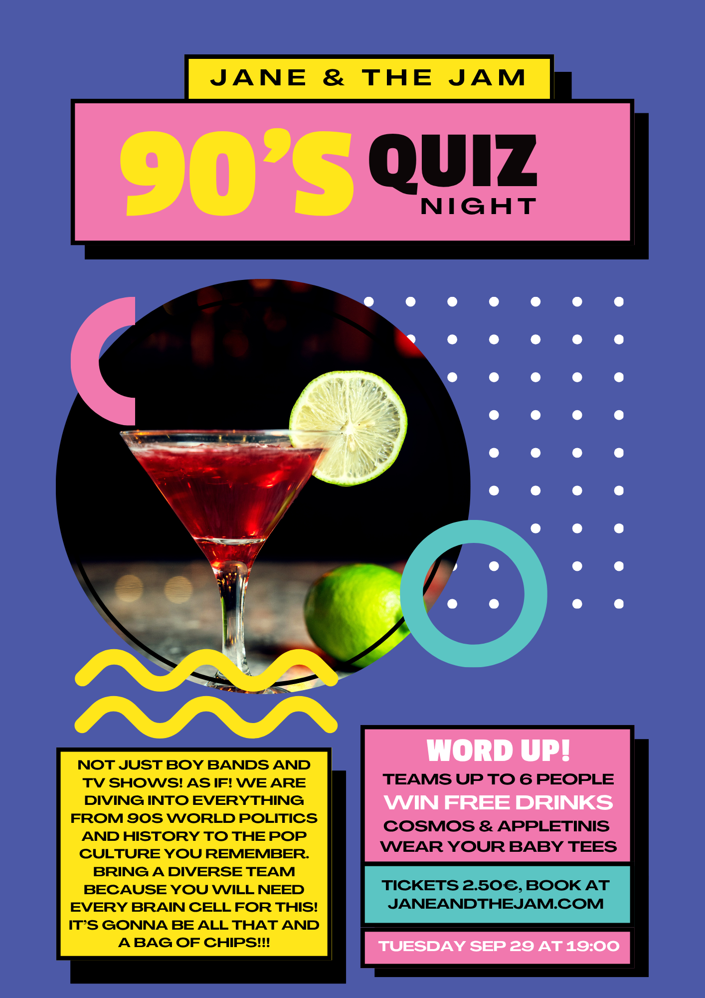 Quiz Night at Jane the Jam 