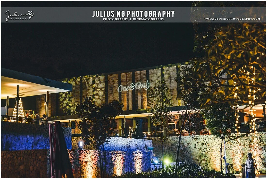Luxury New Year's Eve event photography at One&Only Desaru Coast featuring the beautifully illuminated resort during the countdown celebration.