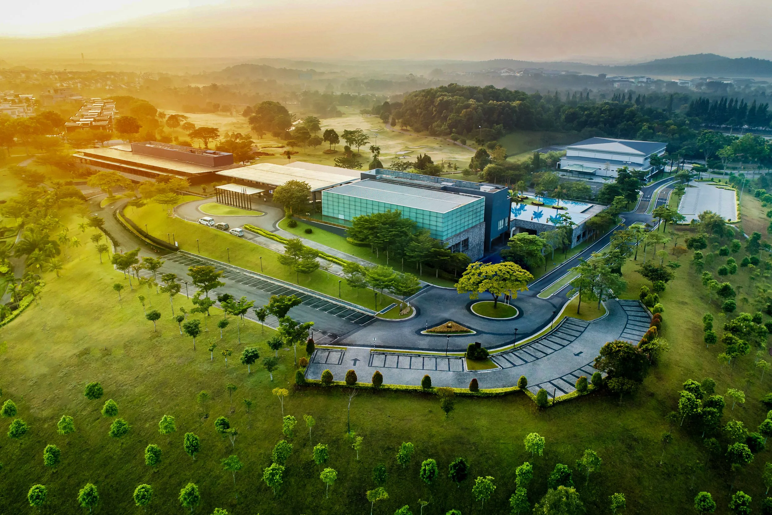 Aerial photography of Horizon Hills Golf & Country Club in Johor Bahru