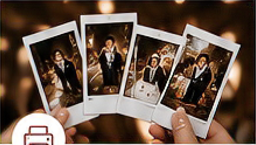 Instant photo printing service for wedding guests in Johor Bahru