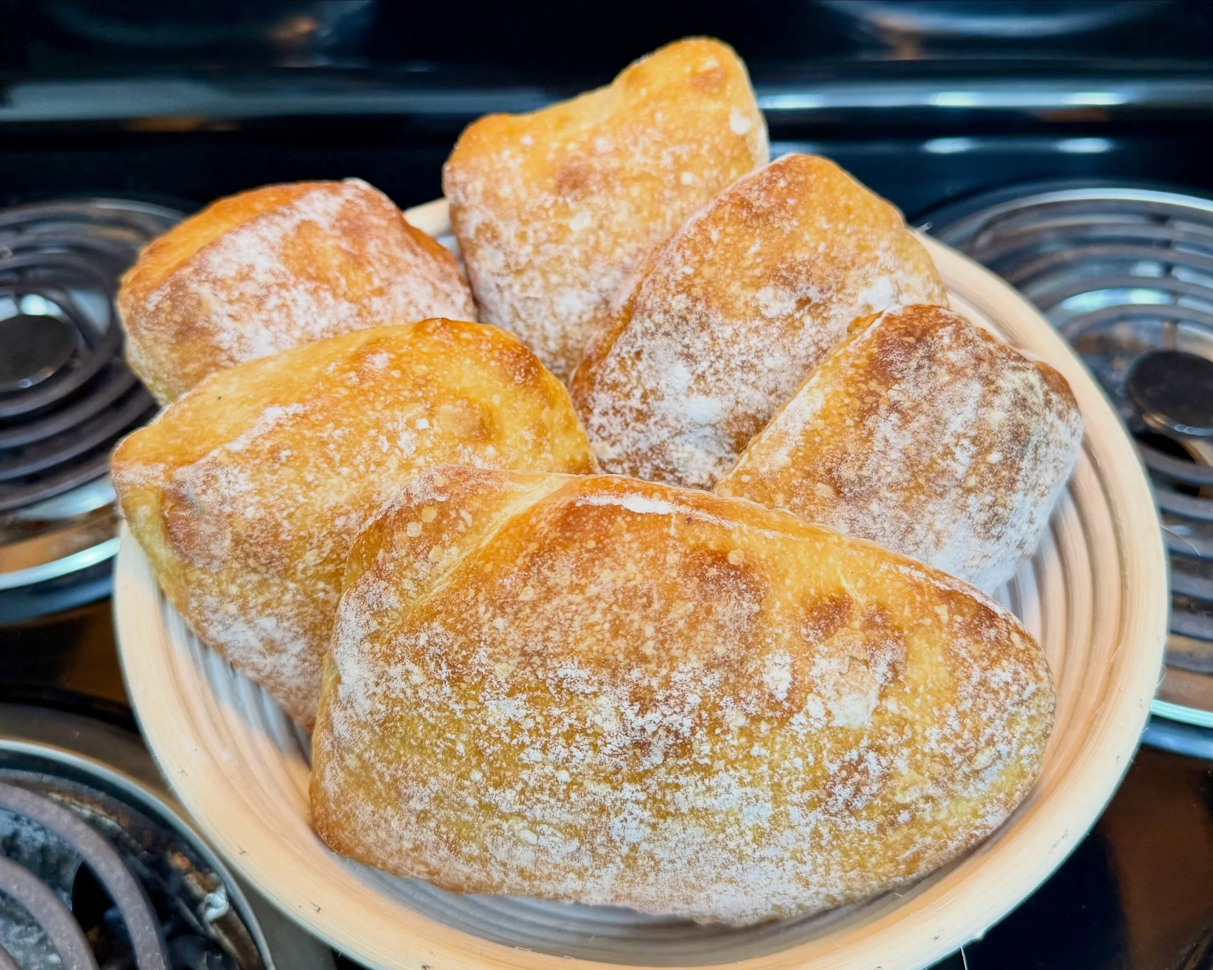 Ciabatta rolls. #sourdough #bread #artisan #sourdoughbread #baking