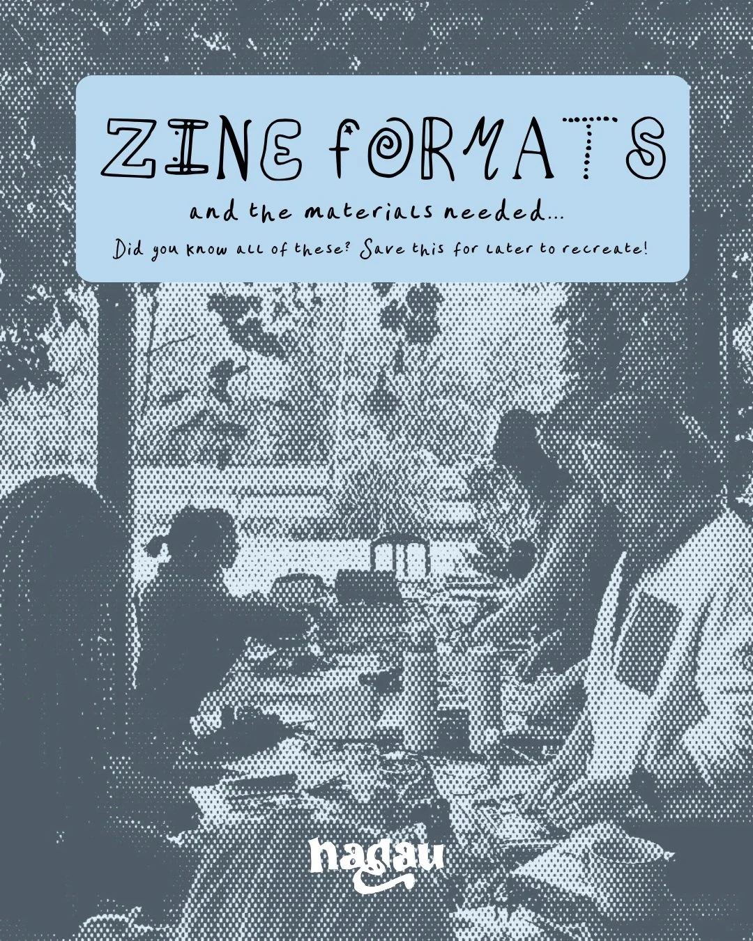 The type of folds you could get up to at Club Zine... 👀✂️

But imagine the next Club Zine is October 30th... a crossover of Zinetober and Hallowzine?? Too good. 👻👻👻👻

Spooky season + zine season = the messiest, most creative night of your life!!