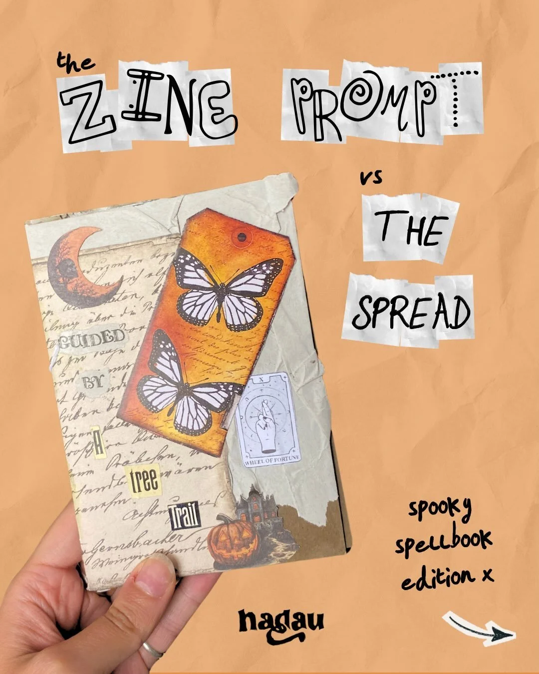 The kind of zine you could make at our LAST Club Zine of the year !!! 

I made this zine inspired by our upcoming zine theme: Club Hallowzine🎃

A spooky zine of spells and magic 🪄 Come and create yours next Friday!! The best crafty night out, Hallo