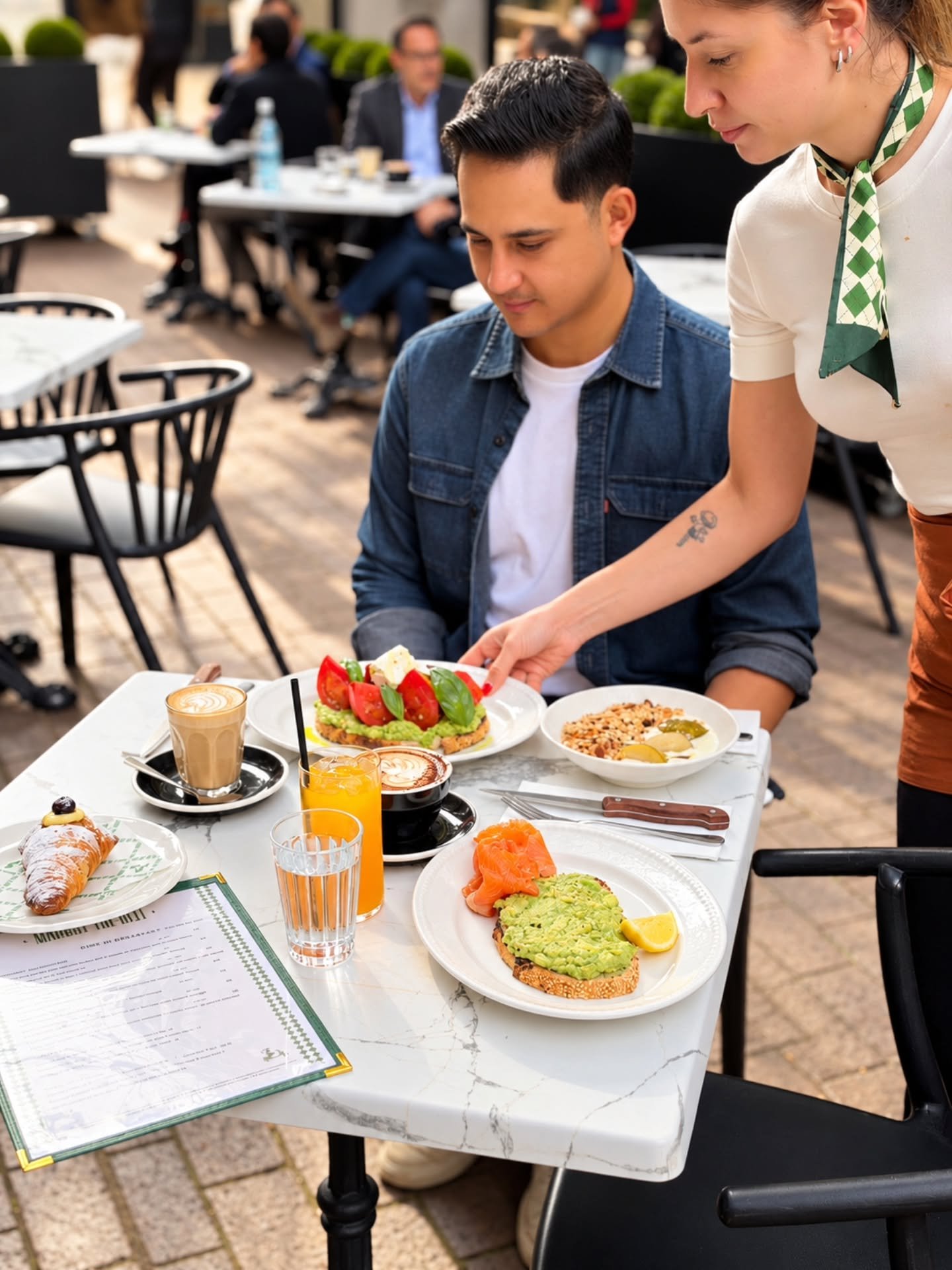BREAKFAST, ALFRESCO.

&Agrave; la carte mornings at Margot The Deli.

Oxheart tomato, feta &amp; smashed avocado.
Folded free-range eggs.
Lobster tail, lemon custard &amp; cherries.

Coffee, breakfast &amp; a seat in the sun on Barrack Street.