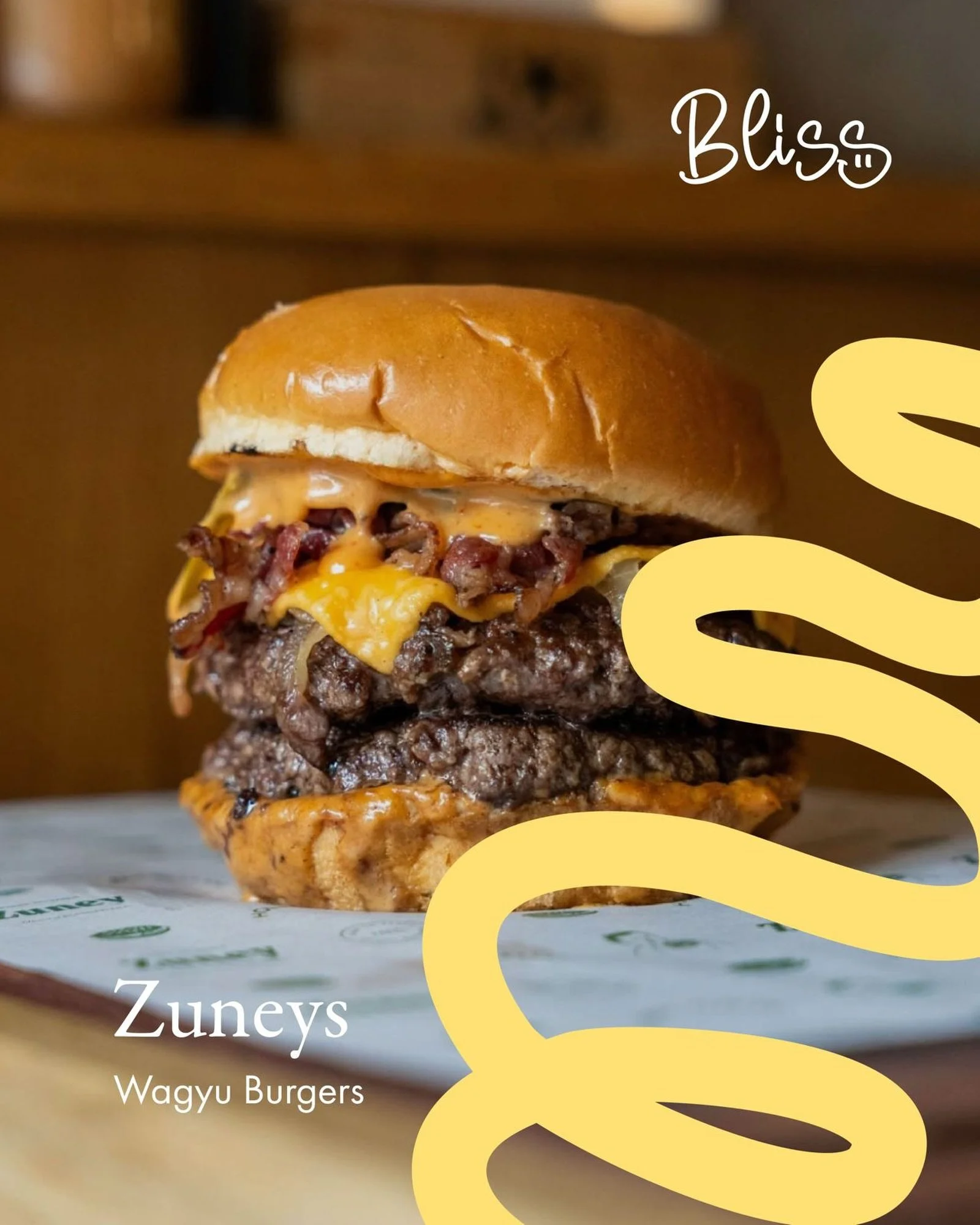Things are about to get seriously juicy🤤

@zuneywagyu is joining the Bliss Market, bringing their Wagyu burgers along for the day - stacked, indulgent and made for a proper festival feast.

Live music in the background, a cold drink in one hand and 