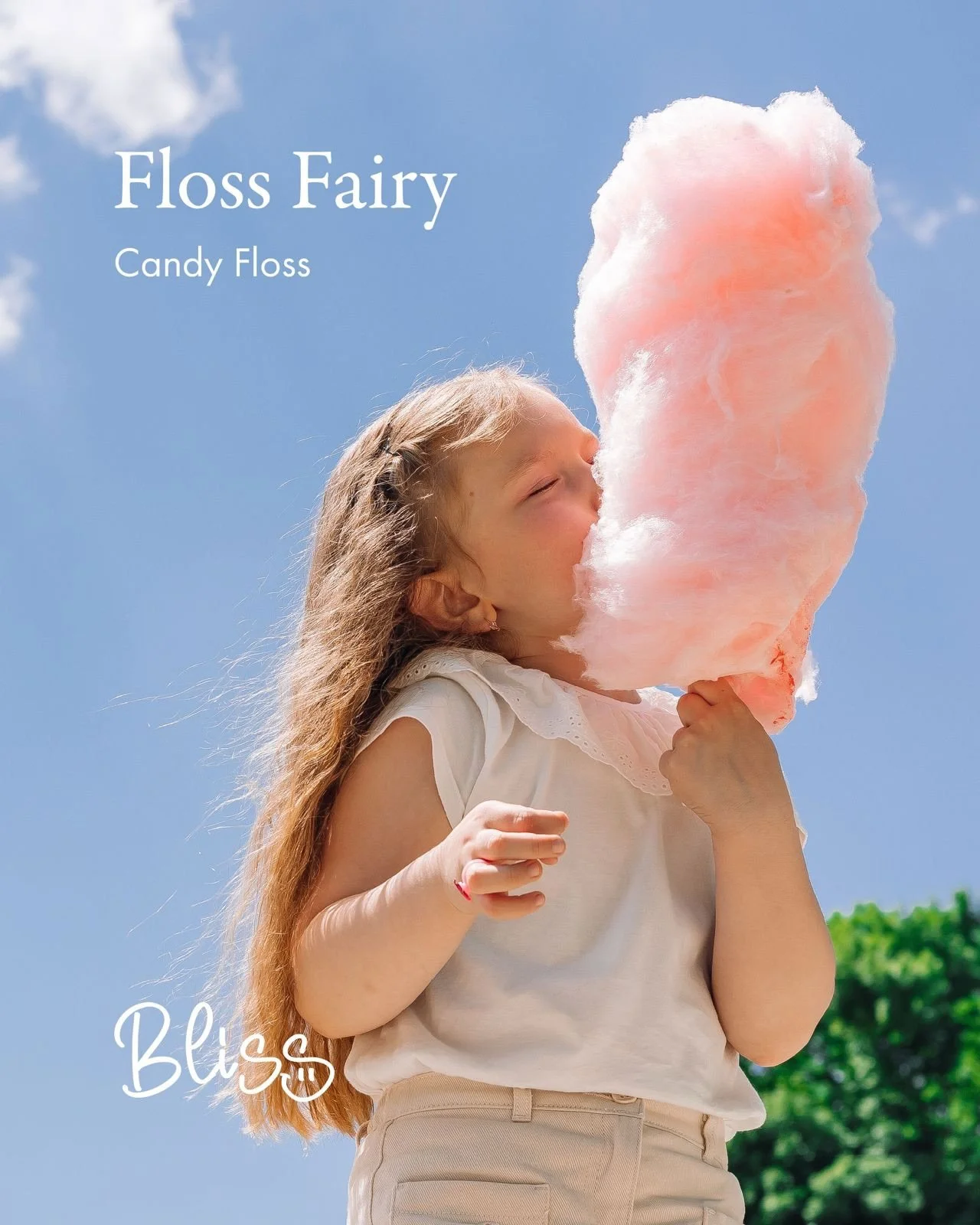 It wouldn&rsquo;t be a festival without candy floss! ☀️

Floss Fairy is joining our Bliss Market with the sweetest line-up: Magic Fizz, Strawberry Kiss, Bubblegum Bliss and Fairy Berry.

Which flavour are you trying first? 🫶

Please note: pictures a