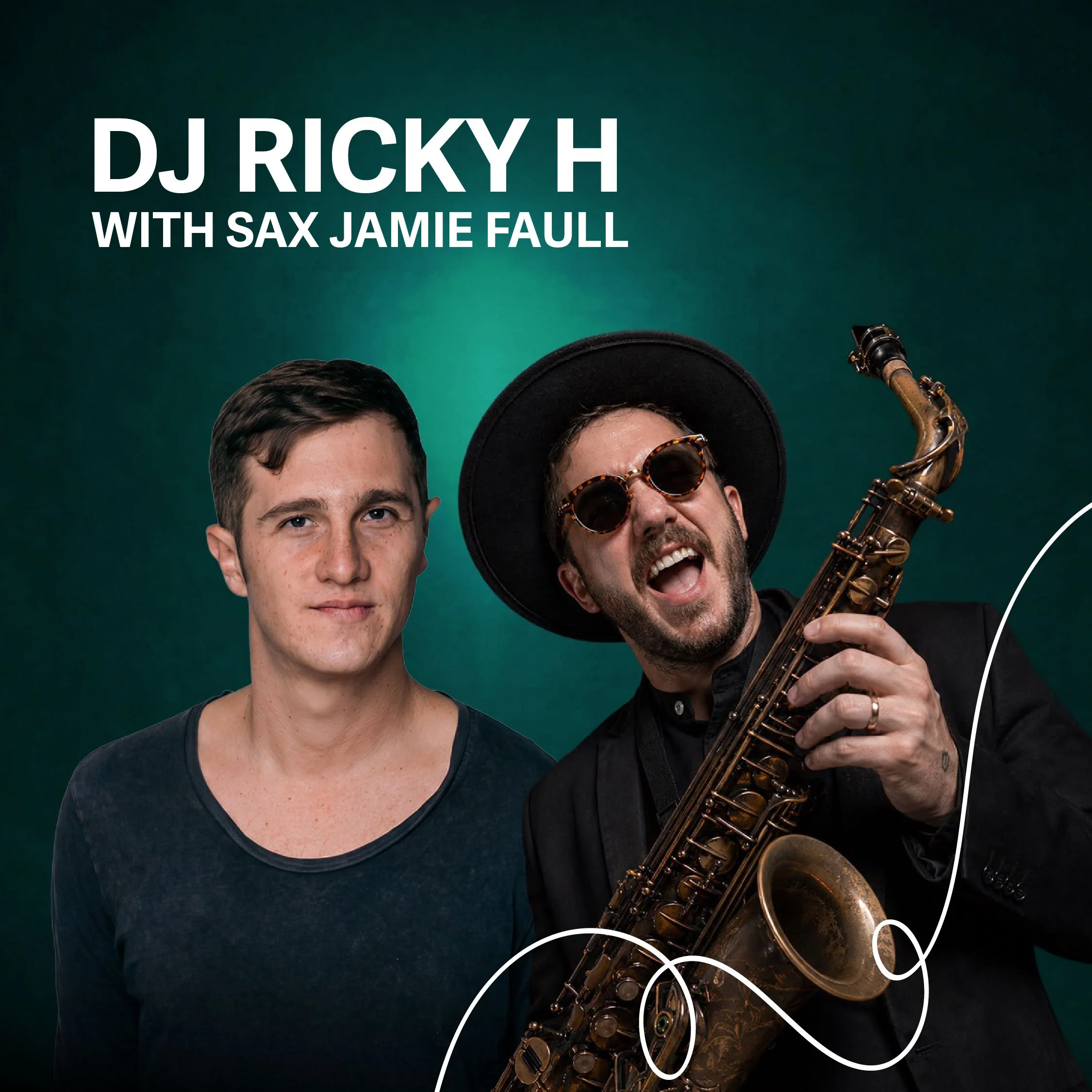 DJ Ricky H with Jamie Faull