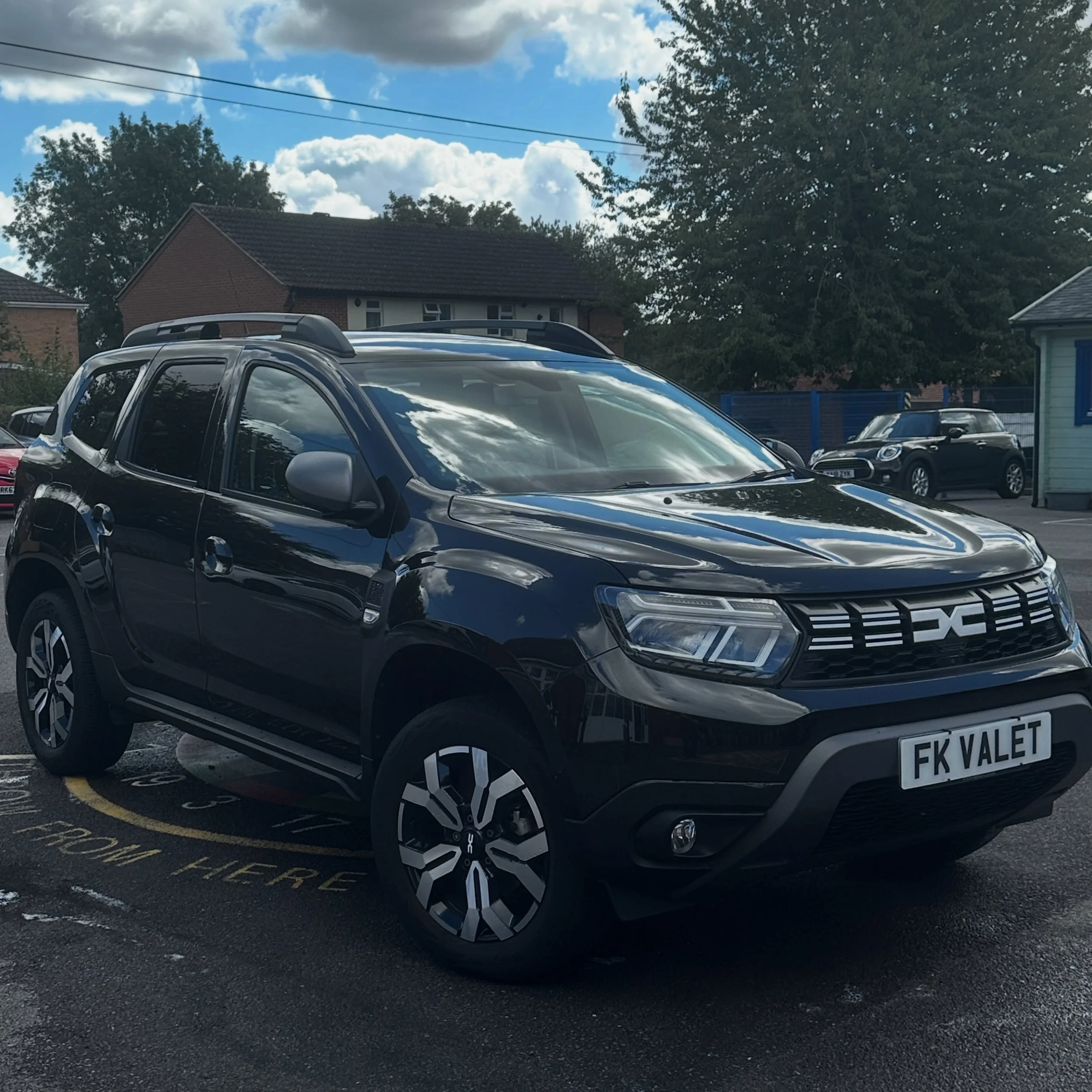 Dacia Duster | Maintenance+ Valet

Fresh, Clean &amp; Ready to Go!

✔️ Exterior Wash
✔️ Wheels &amp; Tyres Cleaned
✔️ Fallout Removal 
✔️ Interior Vacuum &amp; Wipe-Down
✔️ Boot Vacuum
✔️ Glass Cleaned
✔️ Spray-On Protection 

📲 Book Online: www.fkv