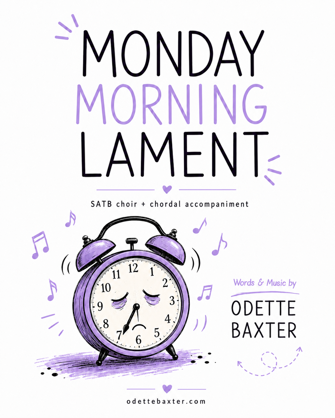 Monday Morning Lament SATB + chords