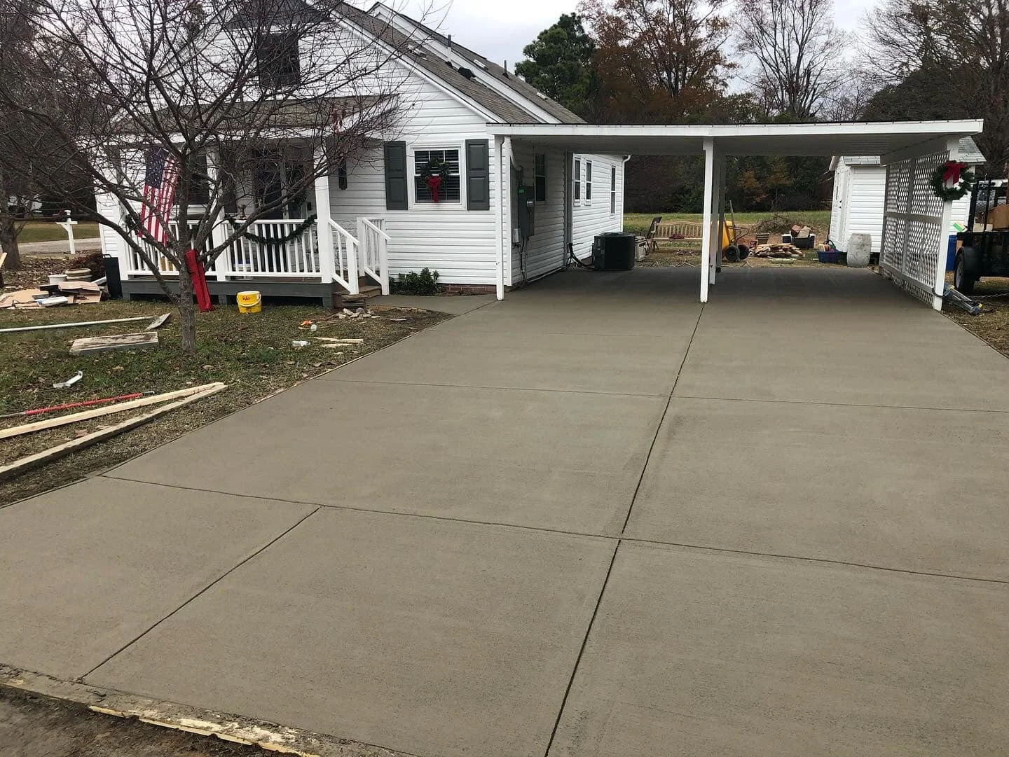 Custom home addition in Central NC