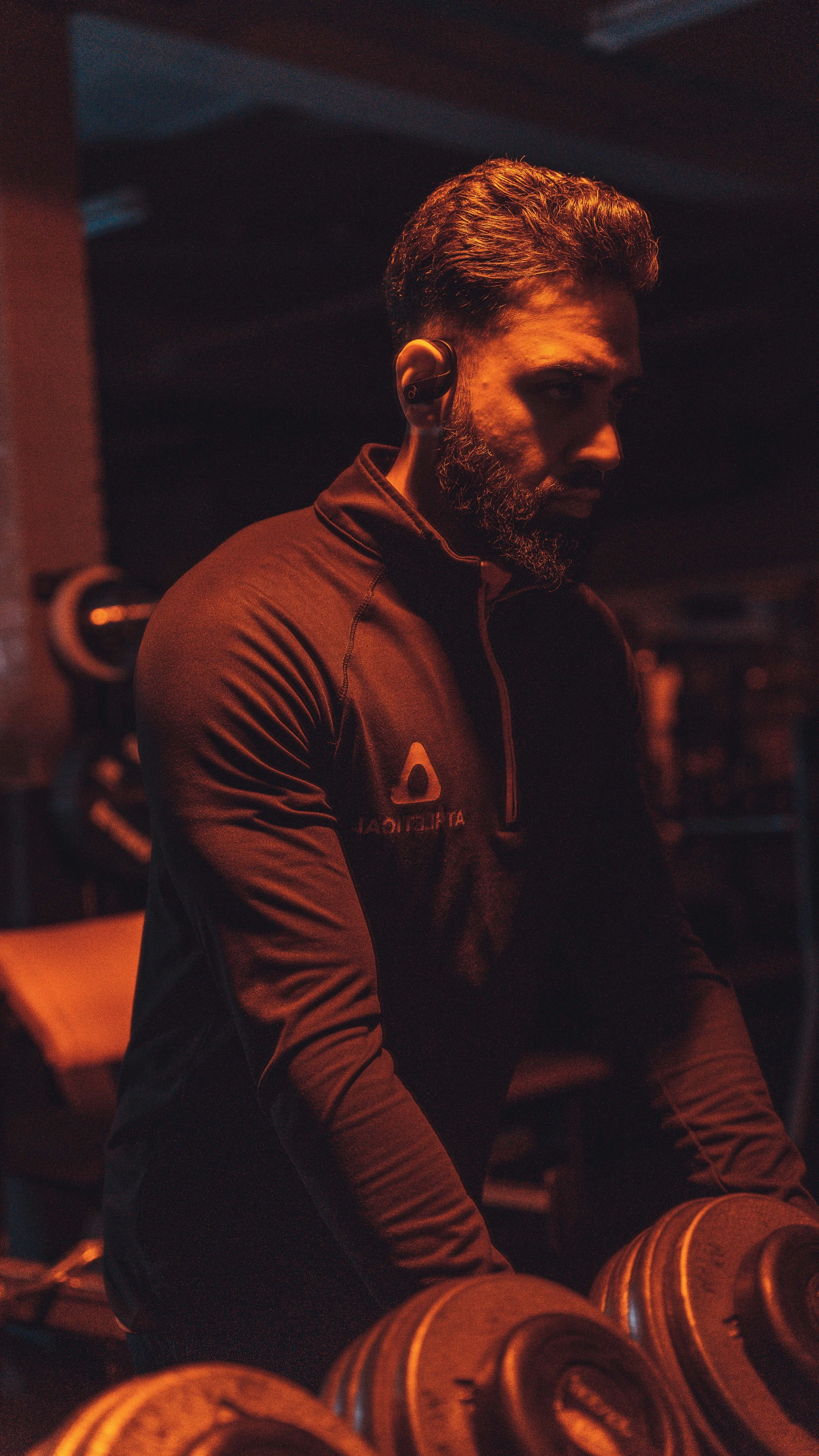 Athletic Pro founder training at the gym.