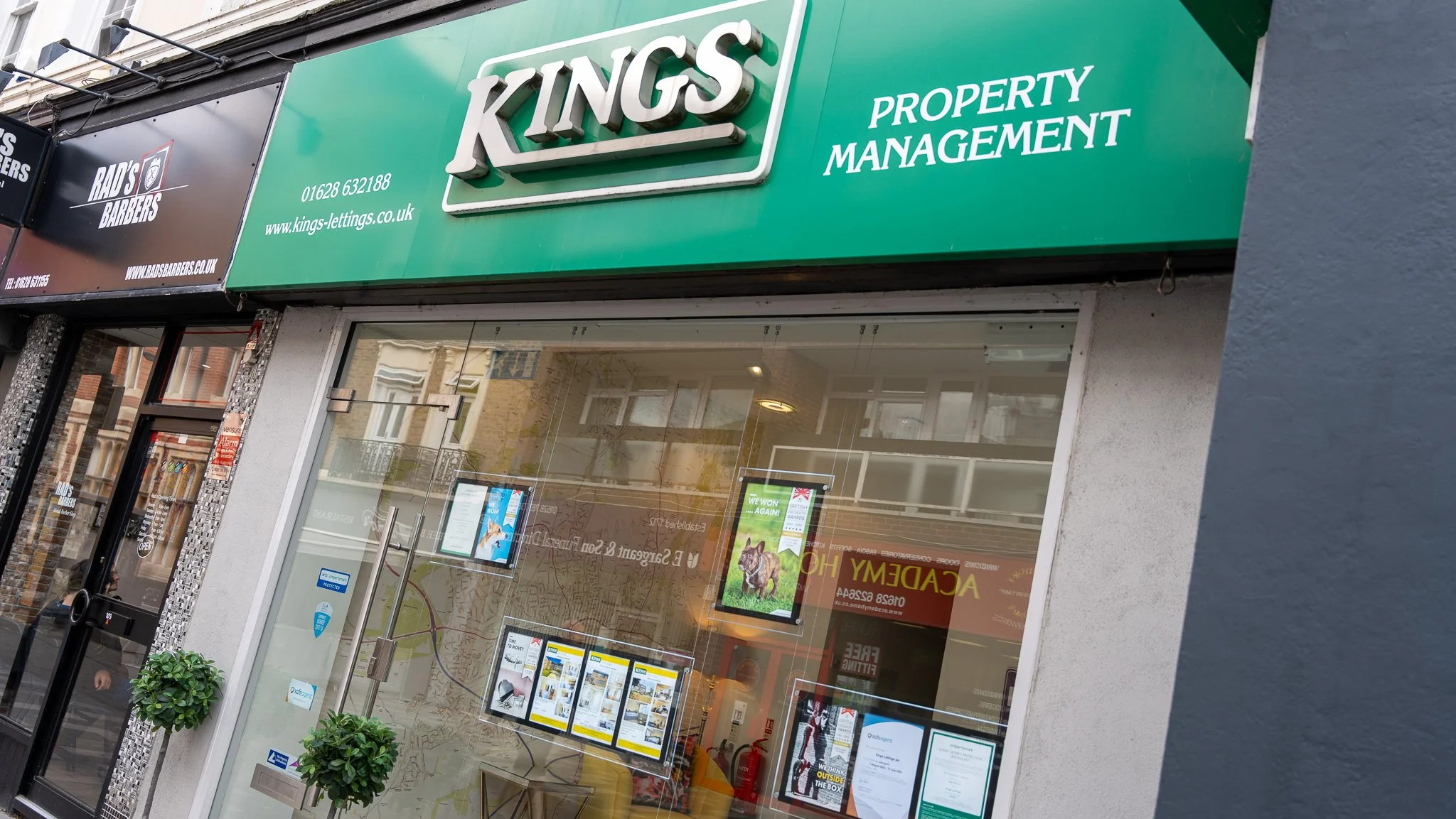Shopfront of Kings Lettings
