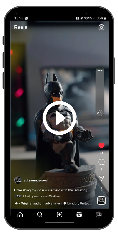 Screenshot of a Fitness Promo Reel for Athletical Pro