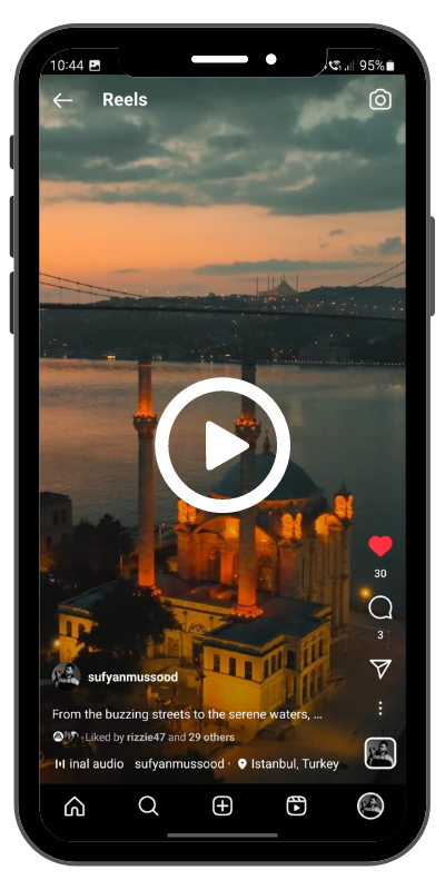 Nights in Istanbul Instagram reel