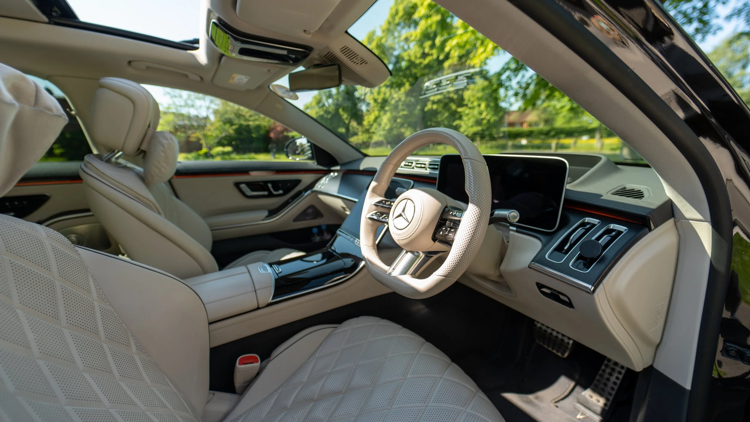 Interior of Mercedes S-Class