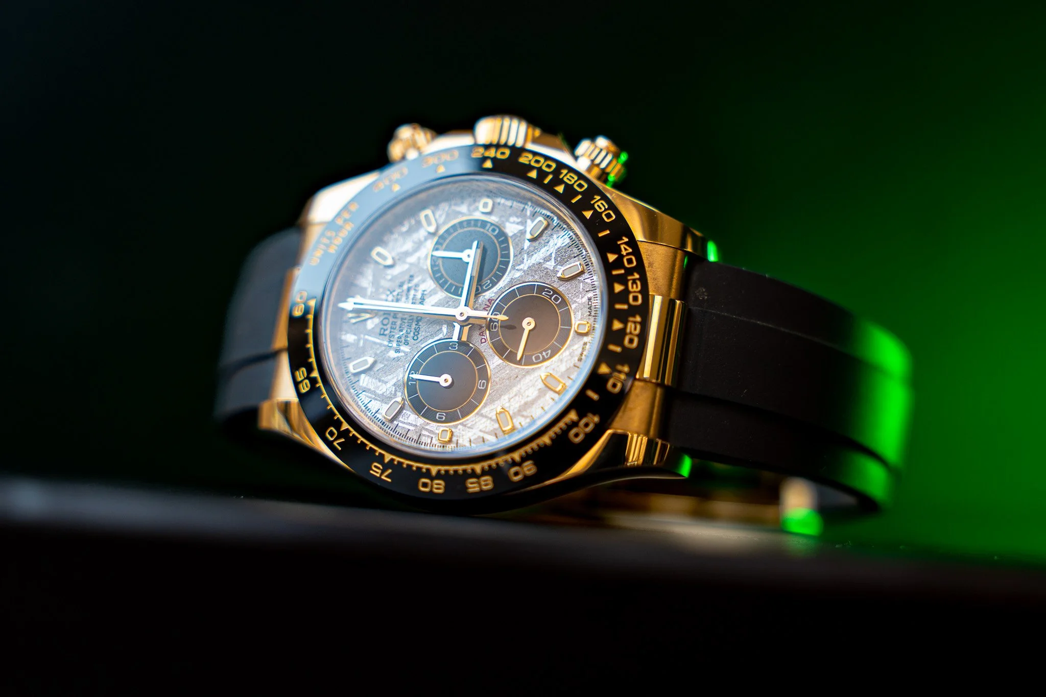 Luxury Black & Gold Rolex