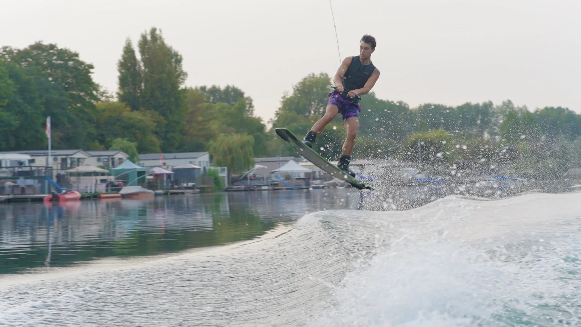 Wakeboarding on The Island