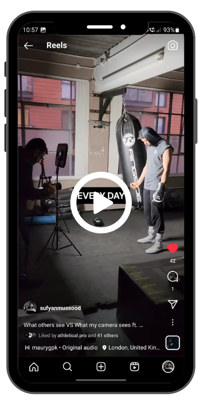 Screenshot of Motivational Sports Reel