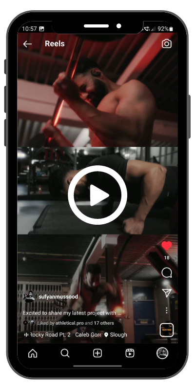 Screenshot of Athletical Pro Brand Promo