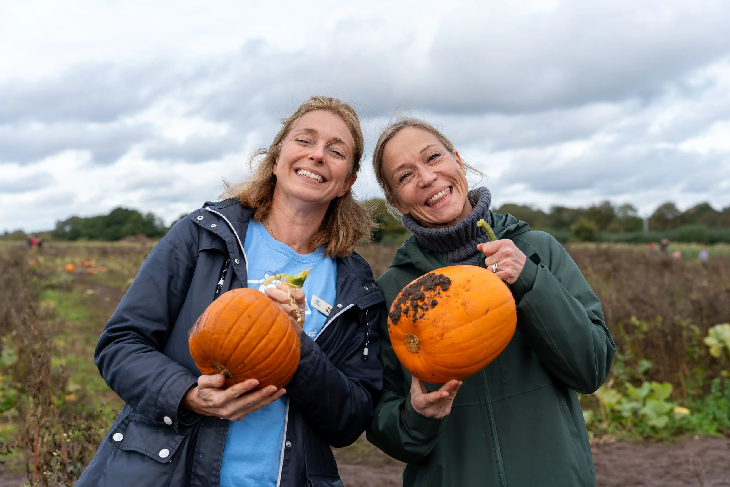 Staff at Chect Awards Pumpkin Picking Event