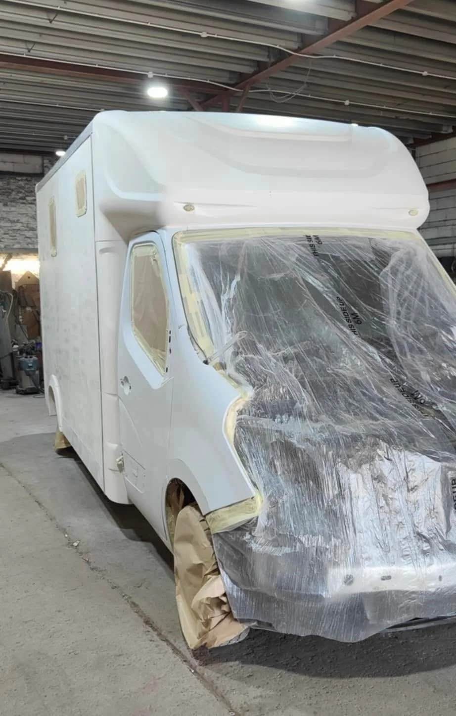 Before - horsebox, full respray 