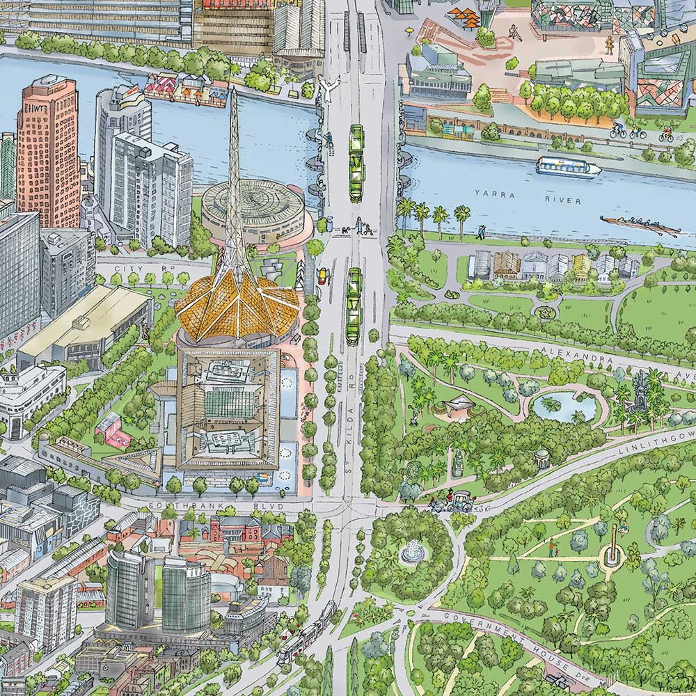 The Melbourne Map