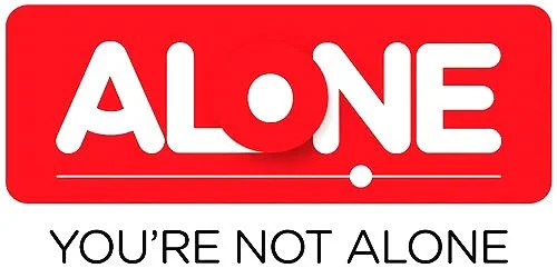ALONE logo.