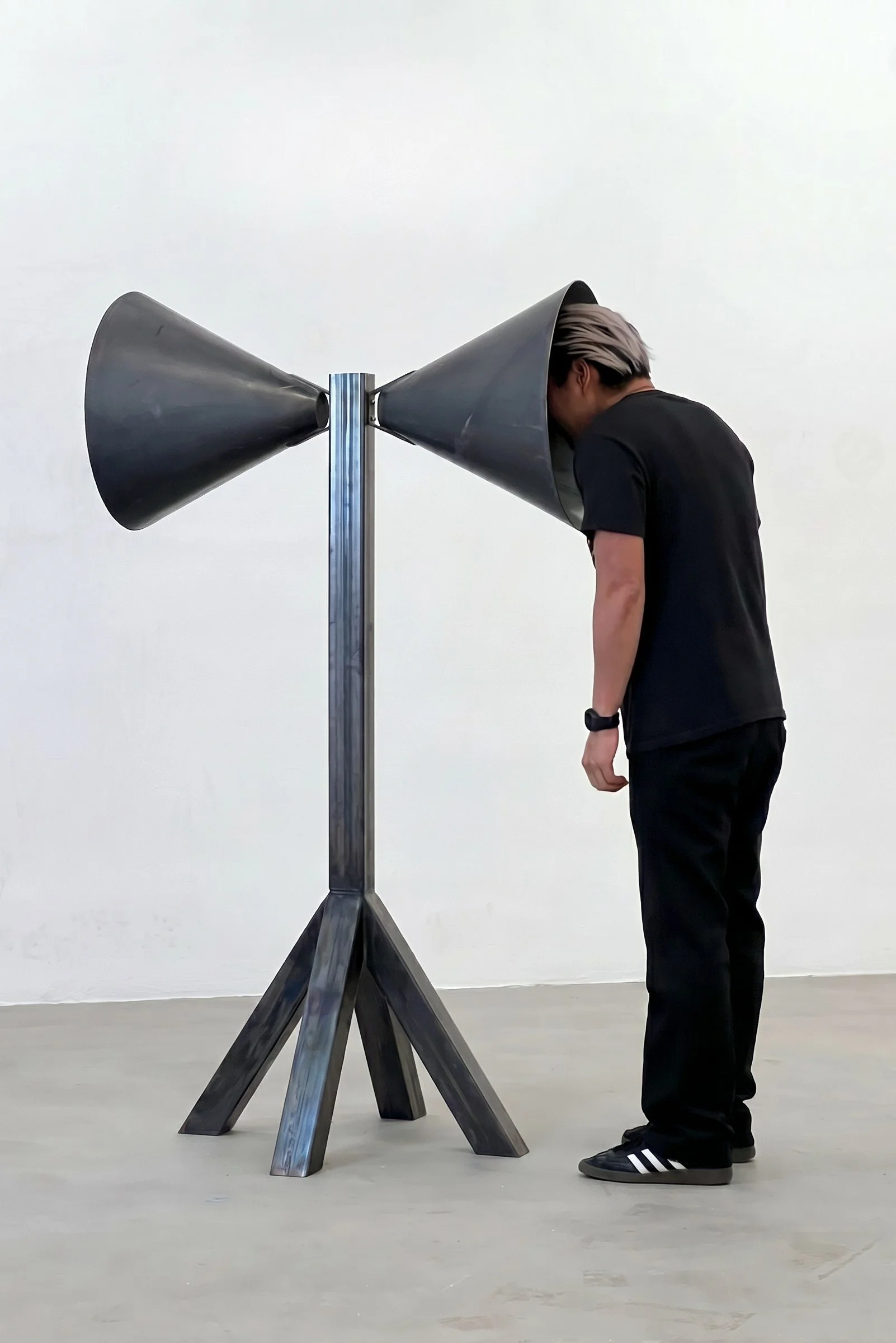 Move unless you shouldn't​, 2025.​ Steel​ ― 37 × 28 × 66.5 in