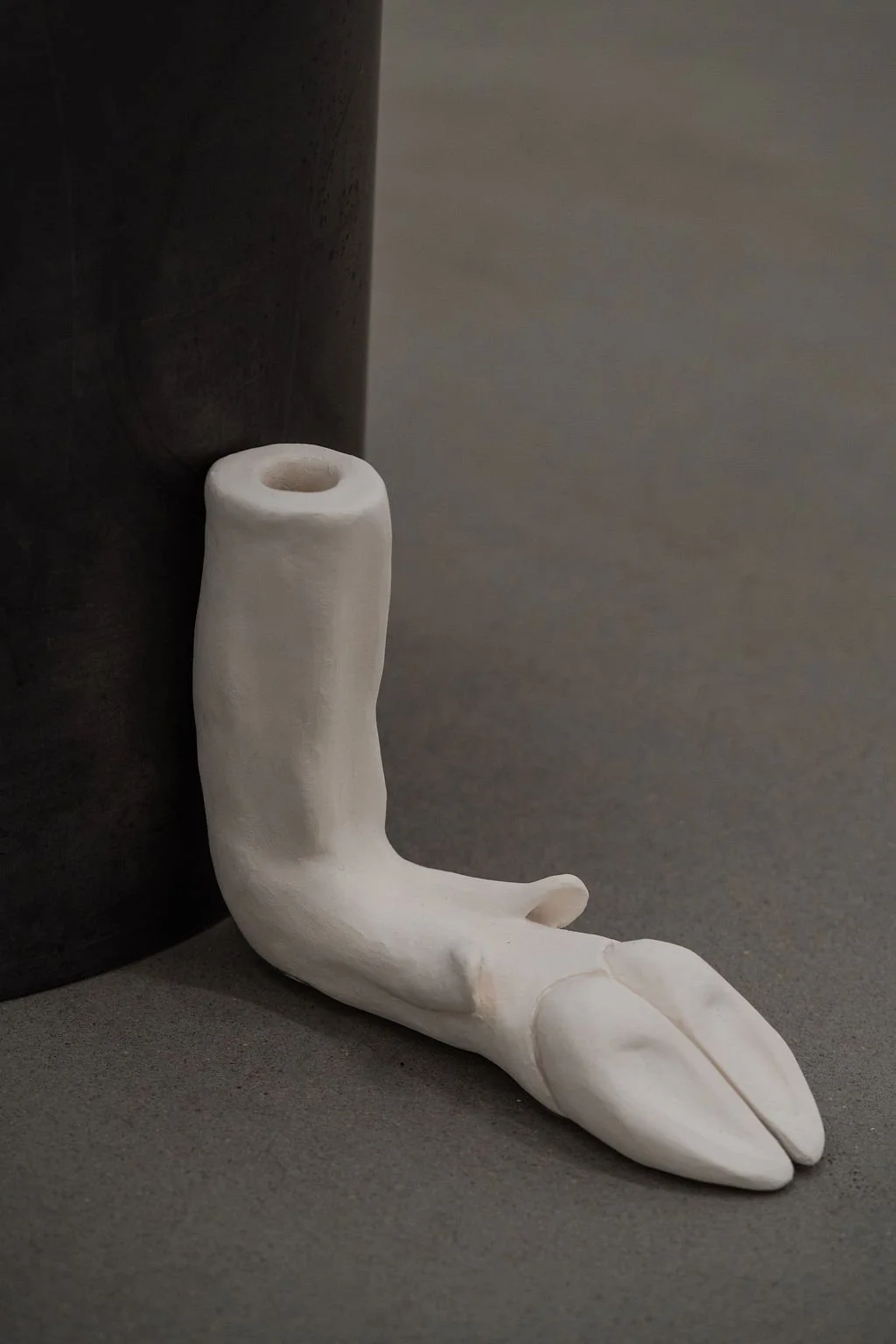 Dear Deer (details), 2026. Porcelain and steel ― 40 × 36 × 36 in