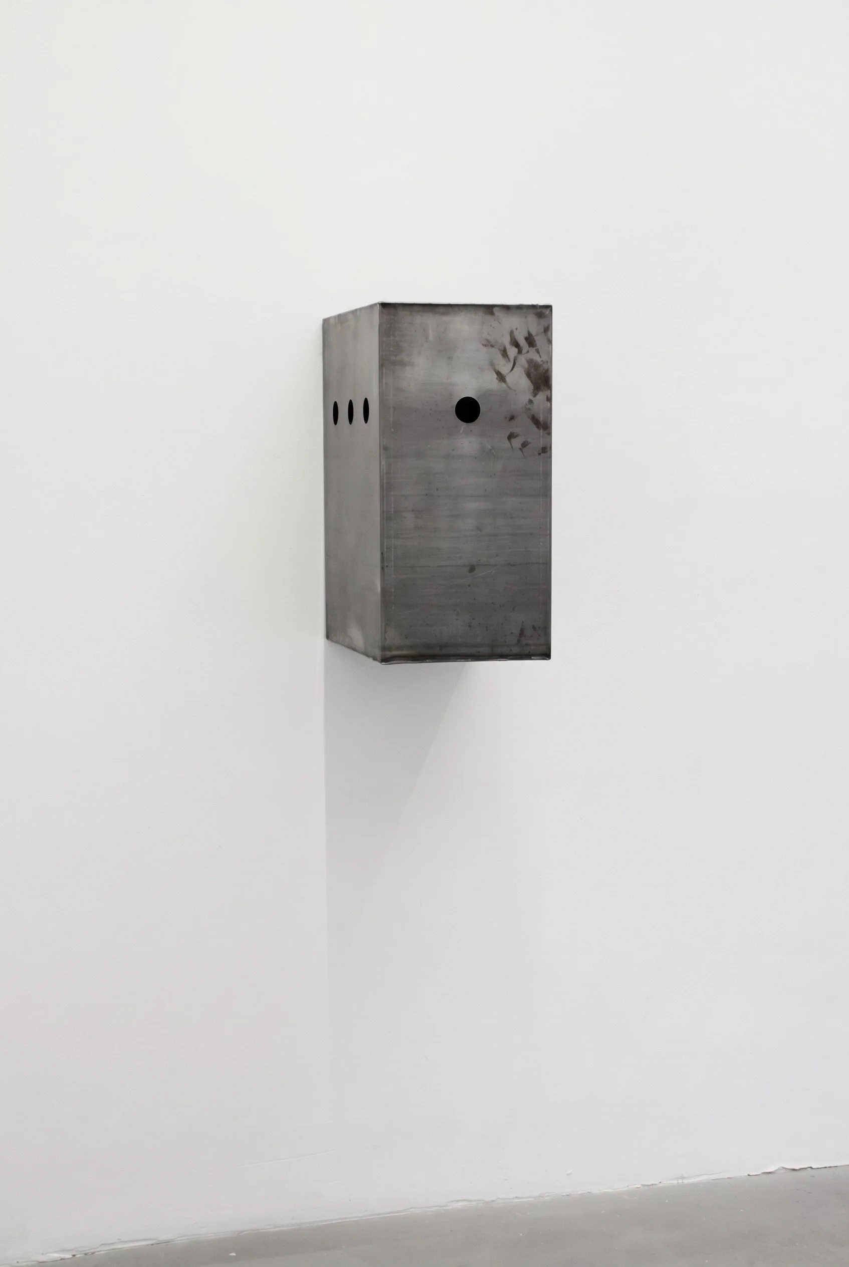 Honest Holes, 2025. Steel ― 18 × 12 × 24 in