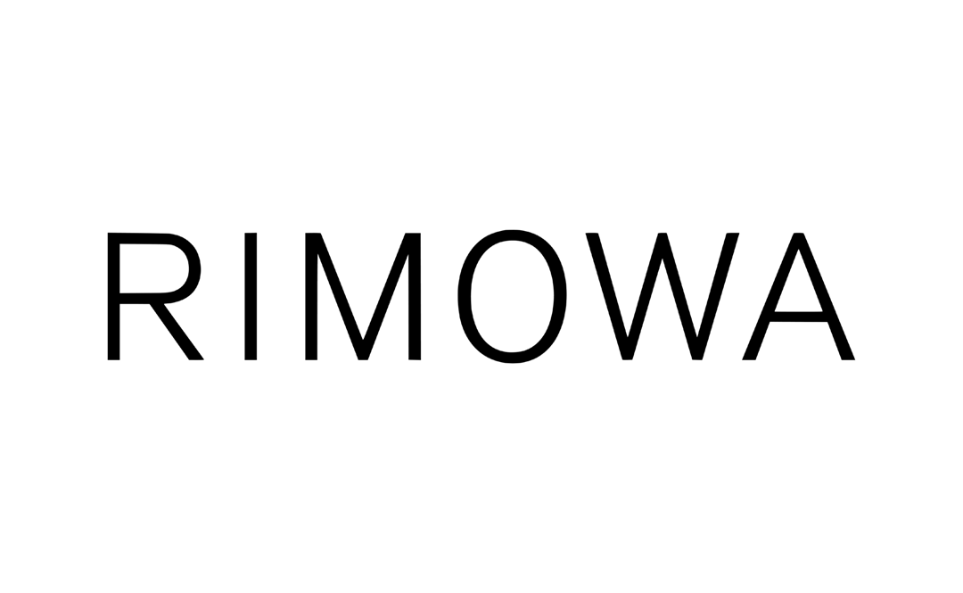 RIMOWA logo in black text on a white background.