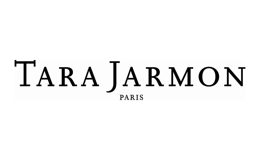 Tara Jarmon Paris logo in black text on a white background.