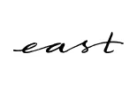 The word 'east' written in cursive.