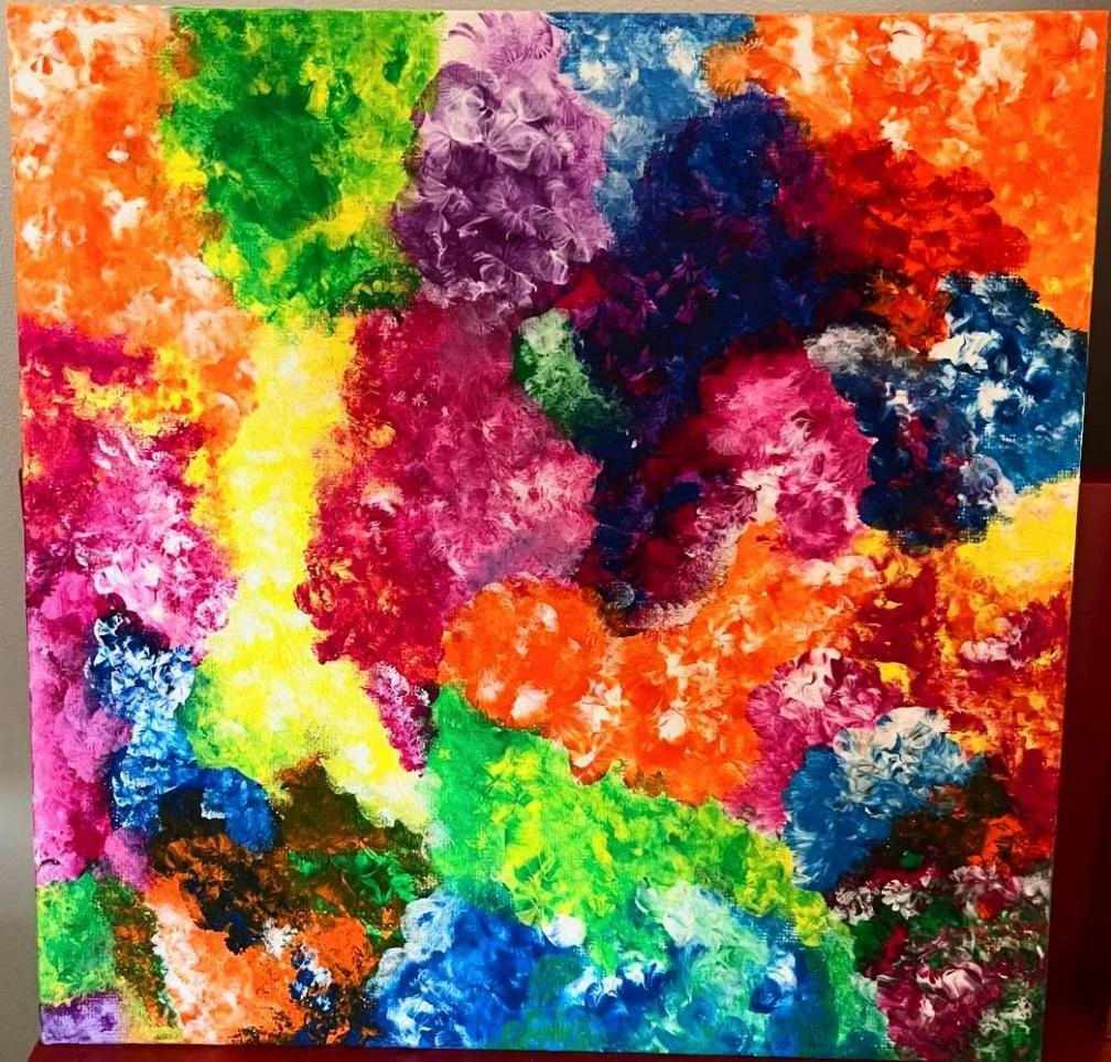 Titre : "Le Feu" ~ Des nouvelles de notre aventurière : elle a été adoptée par deux amoureux de l'art. Entre expositions, livres et belles discussions, elle me dit qu'elle ne pouvait rêver meilleur foyer.