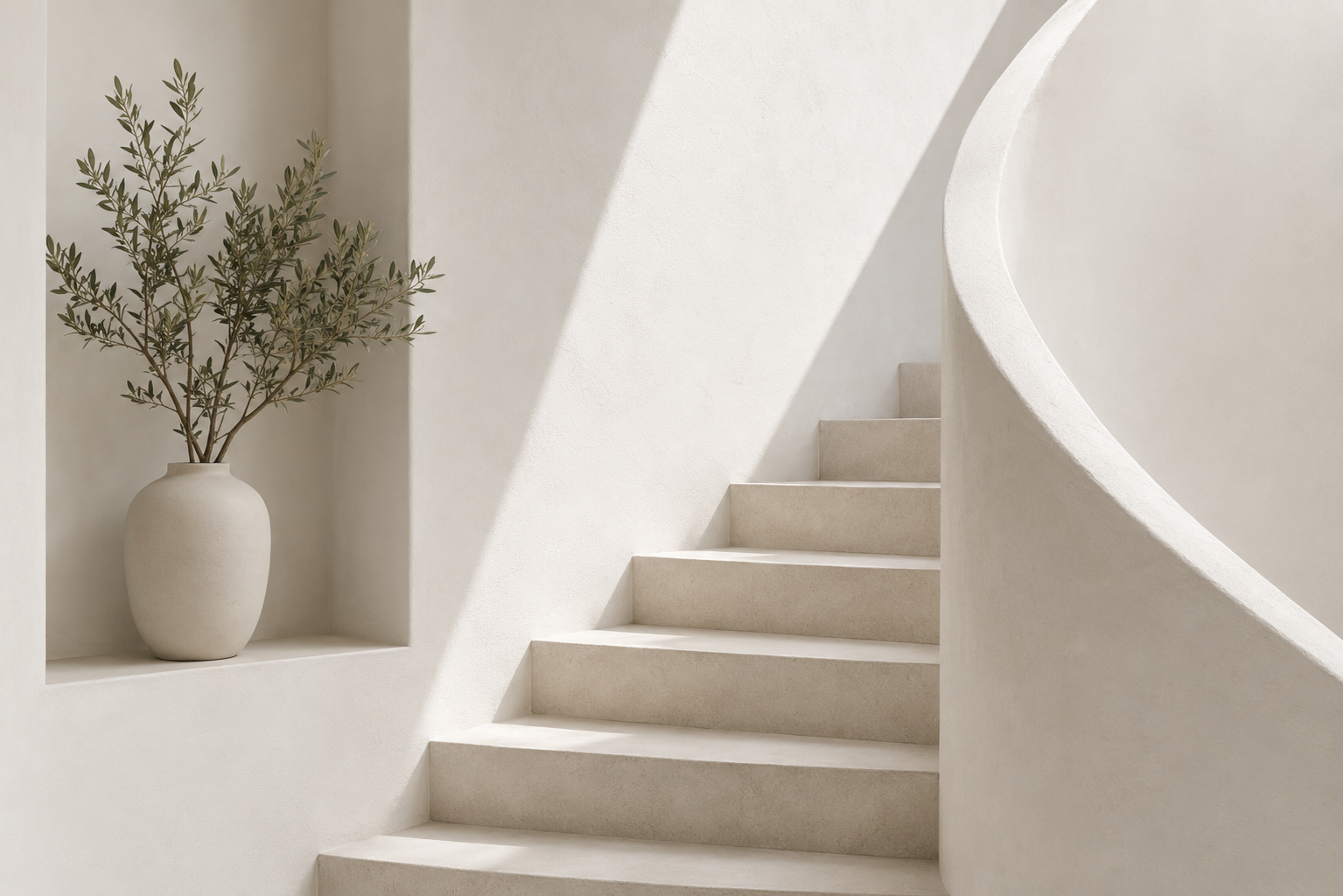 stairs leading upstairs as a metaphor.