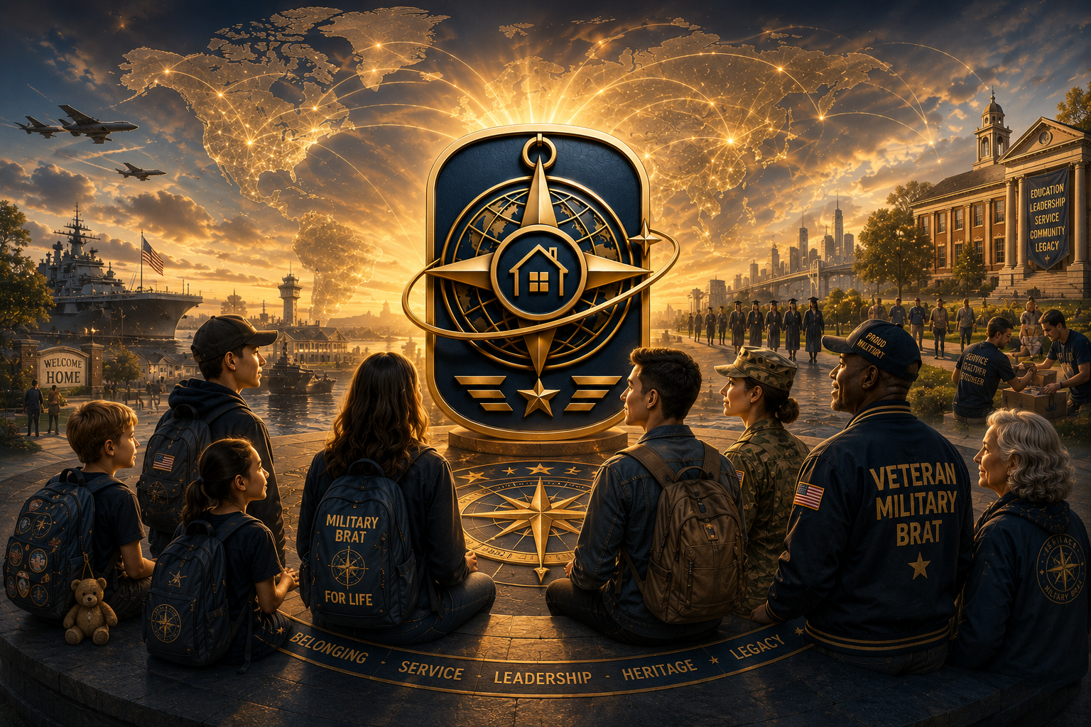 Mission, vision and values for military brats