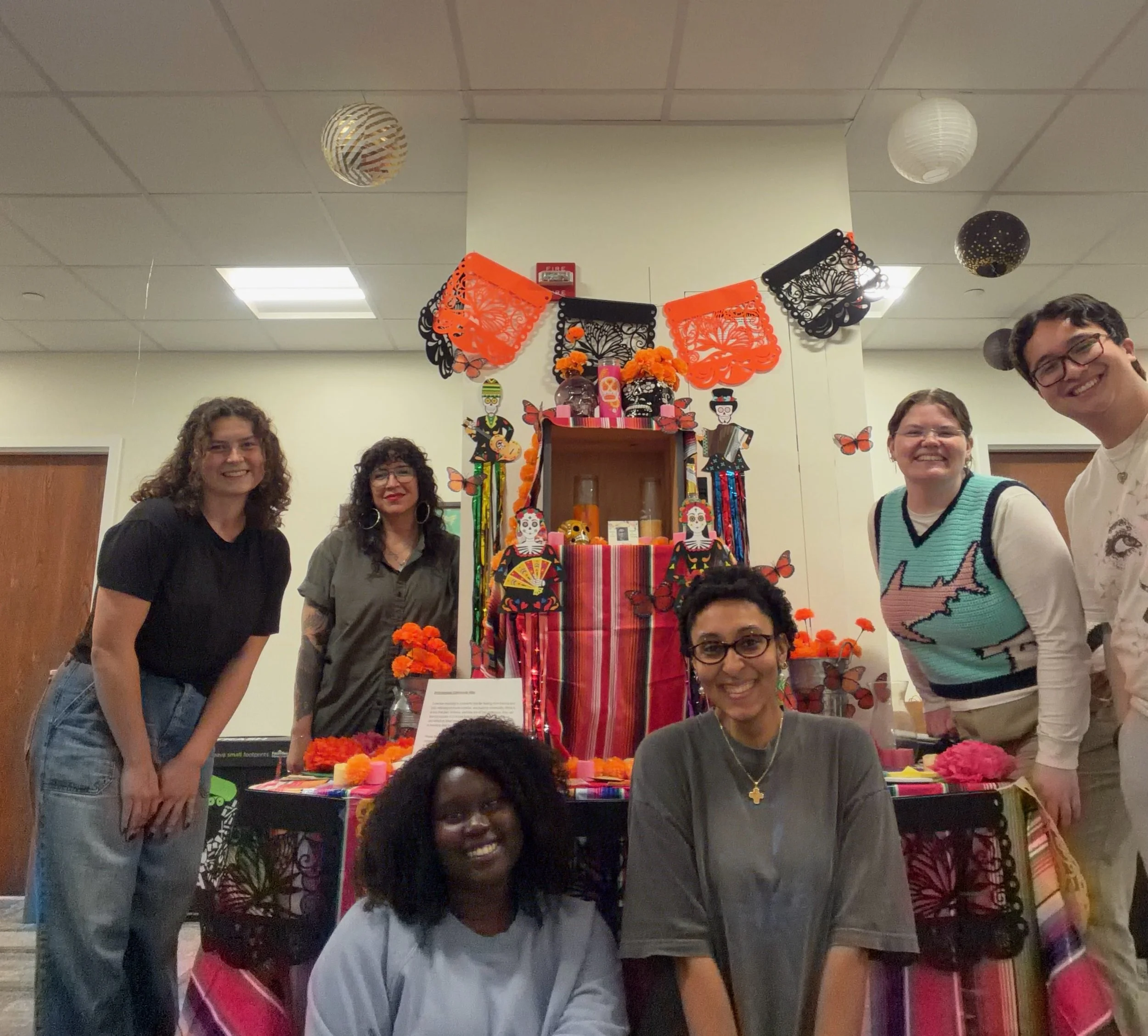 The Ofrenda lab and PASA co-create ANTH Dept annual Altar