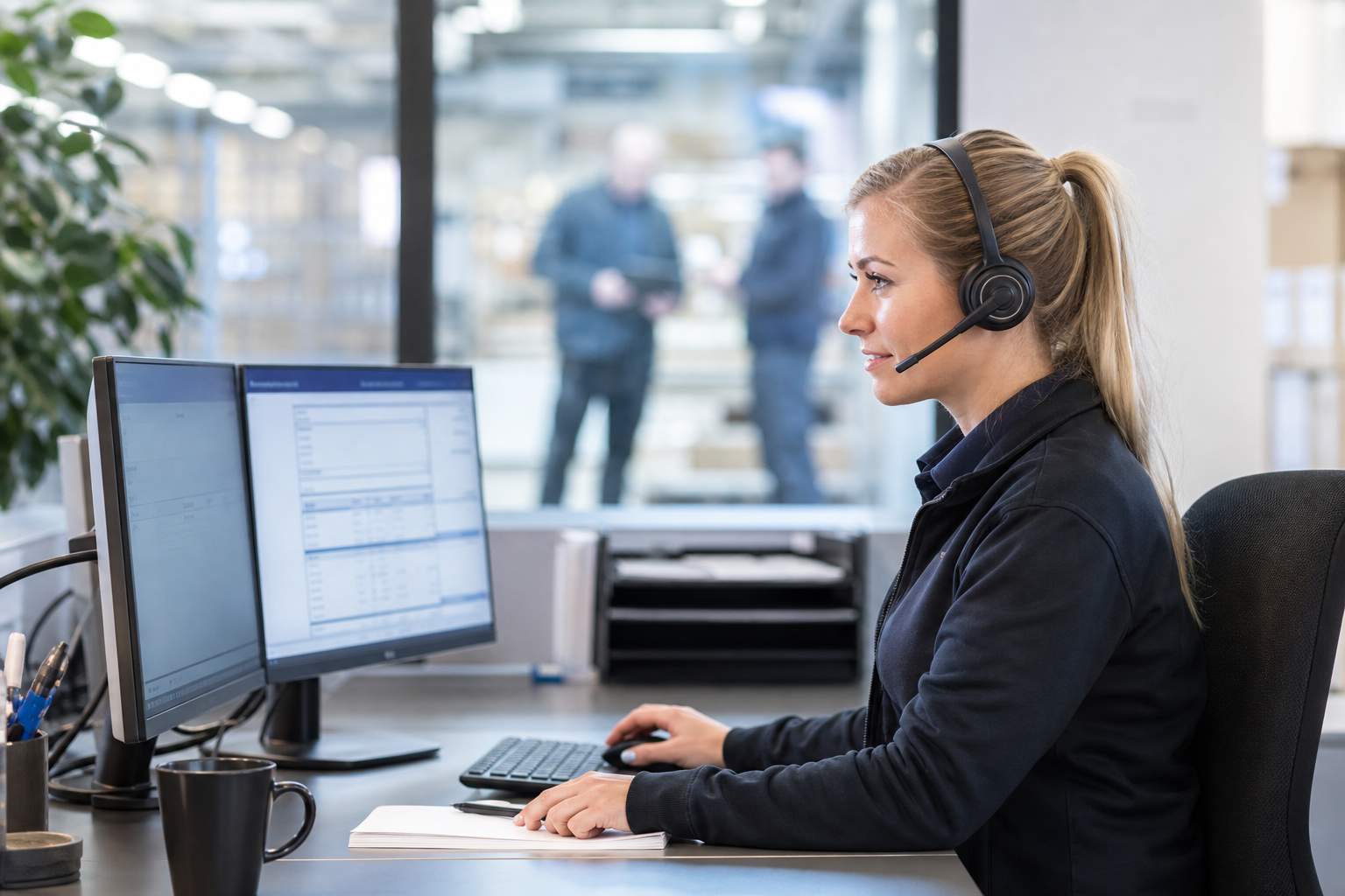 ServiceTelefonen for ordremottak