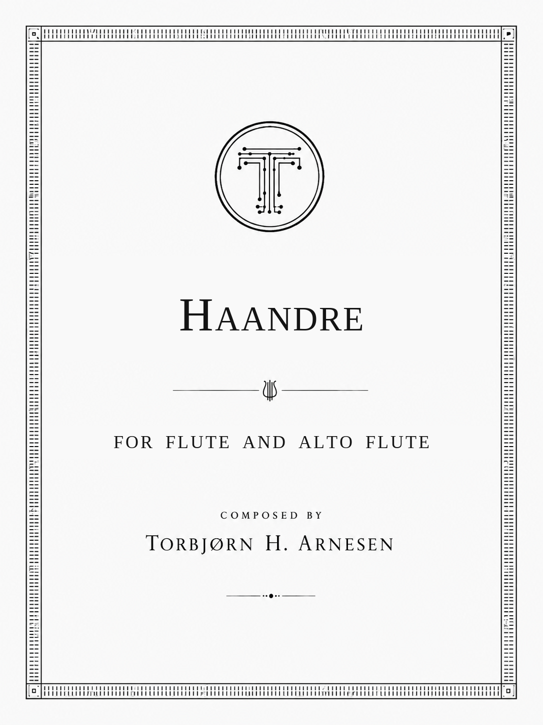Haandre - For Flute duo - 2021 - 3min